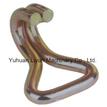 Double J-Hook for Cargo Lashing Strap, Ratchet Tie Down 25mm X 1500kg